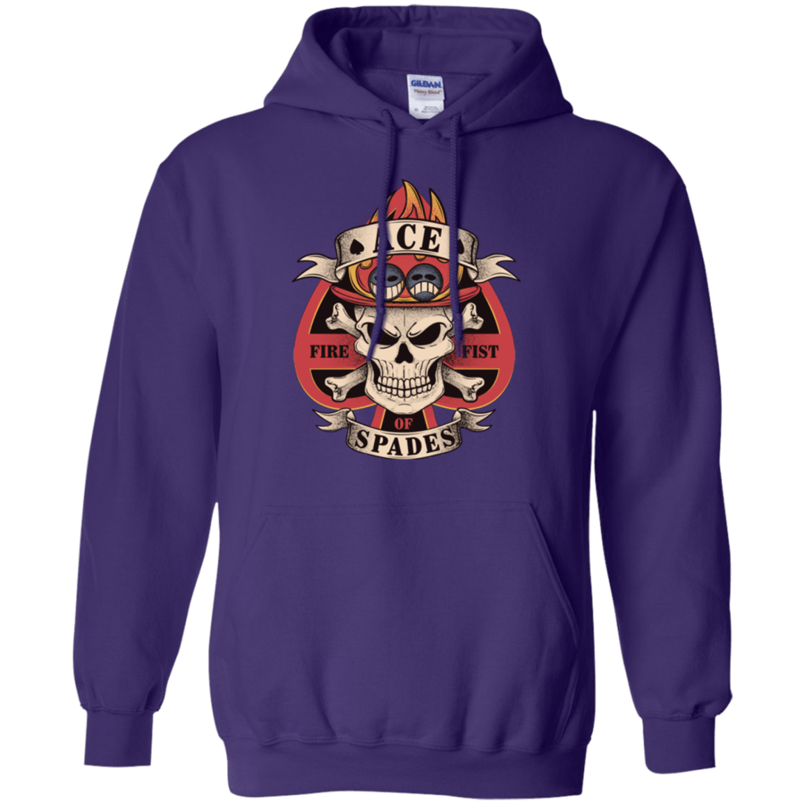 Sweatshirts Purple / Small Ace of Spades Pullover Hoodie