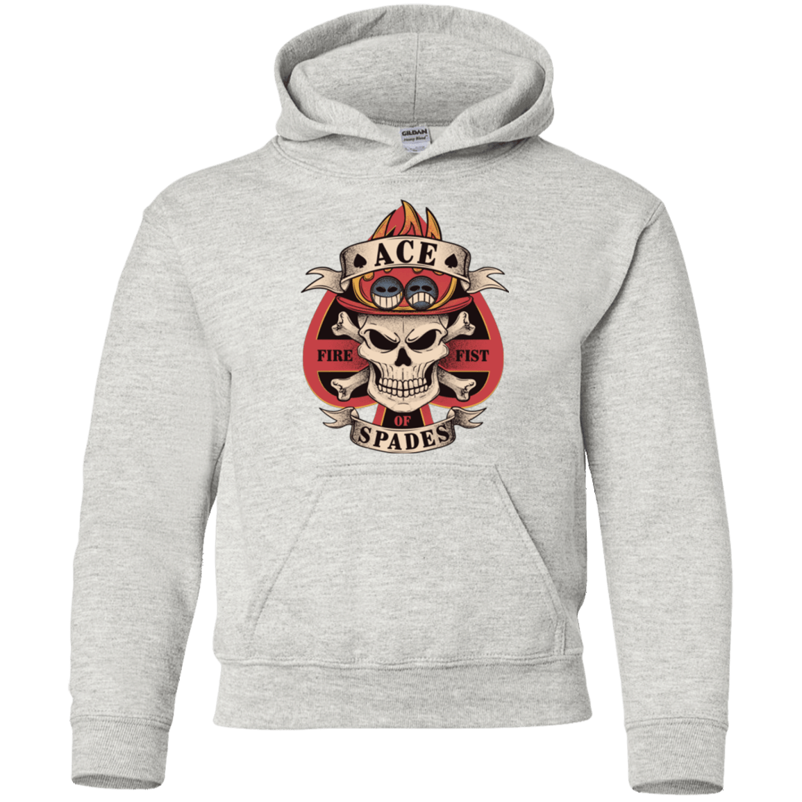 Sweatshirts Ash / YS Ace of Spades Youth Hoodie