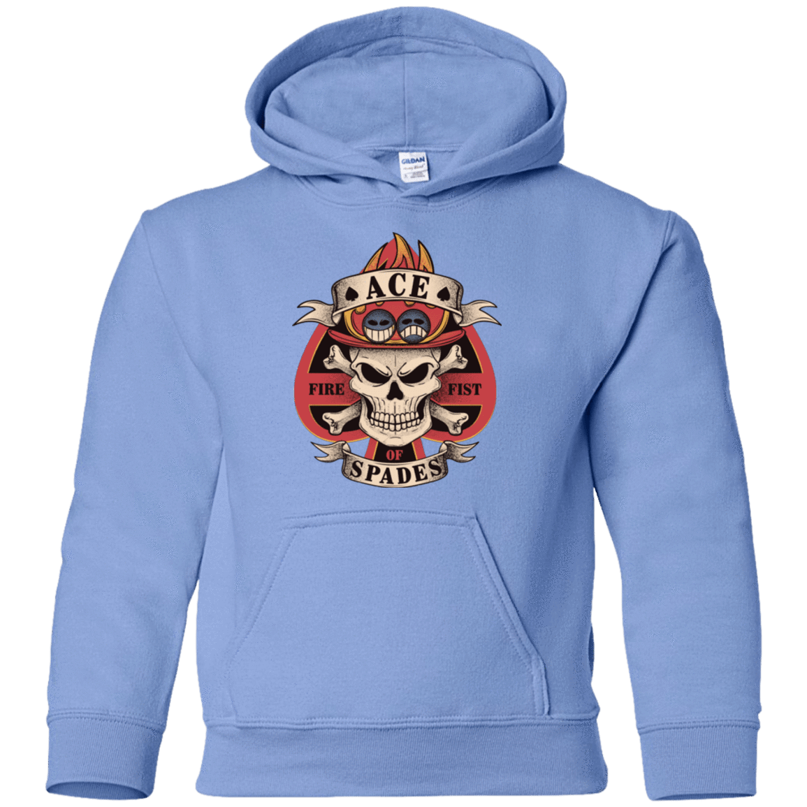 Sweatshirts Carolina Blue / YS Ace of Spades Youth Hoodie