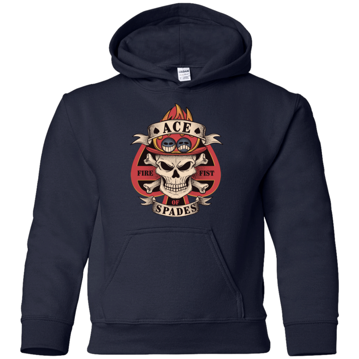 Sweatshirts Navy / YS Ace of Spades Youth Hoodie