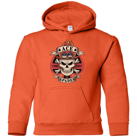 Sweatshirts Orange / YS Ace of Spades Youth Hoodie