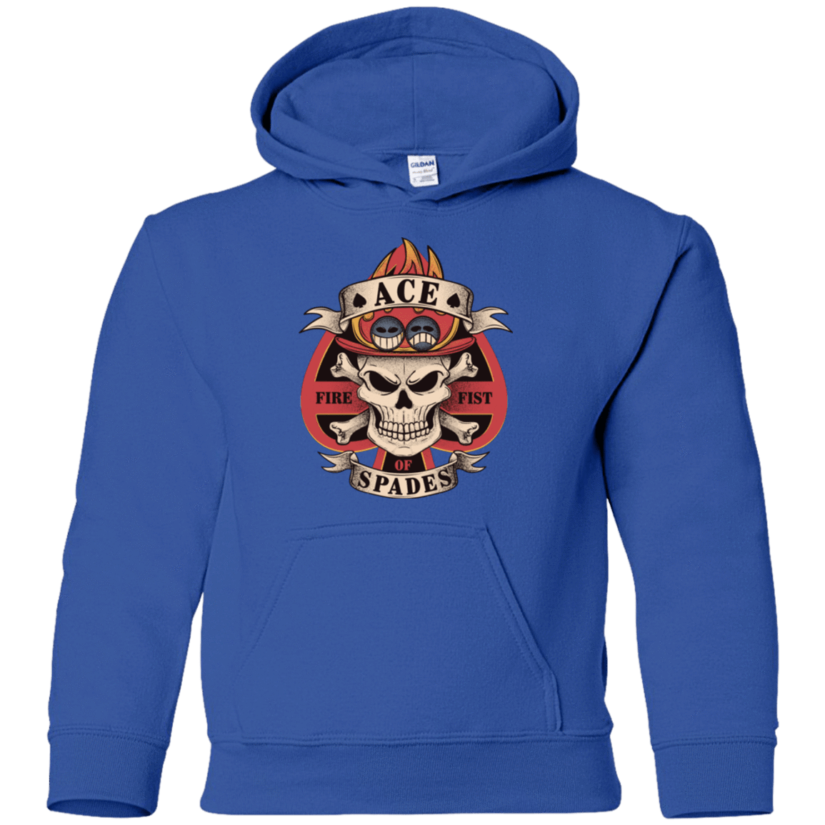 Sweatshirts Royal / YS Ace of Spades Youth Hoodie