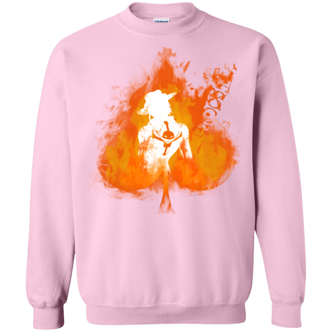 Sweatshirts Light Pink / Small Ace one piece Crewneck Sweatshirt