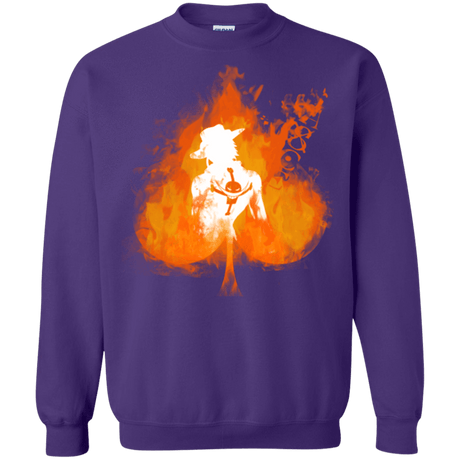 Sweatshirts Purple / Small Ace one piece Crewneck Sweatshirt