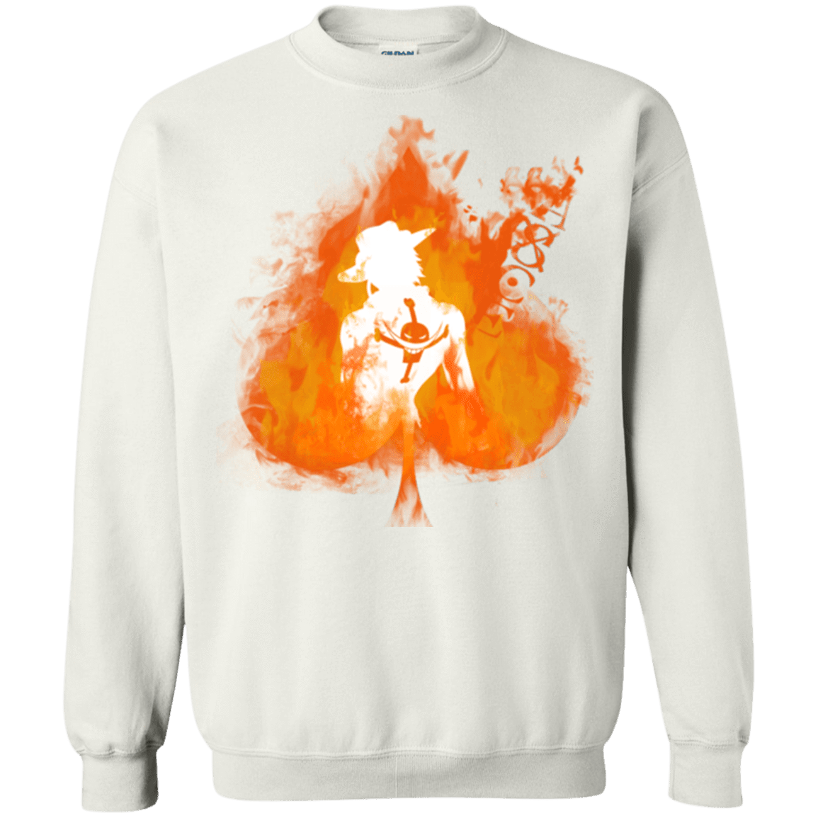 Sweatshirts White / Small Ace one piece Crewneck Sweatshirt