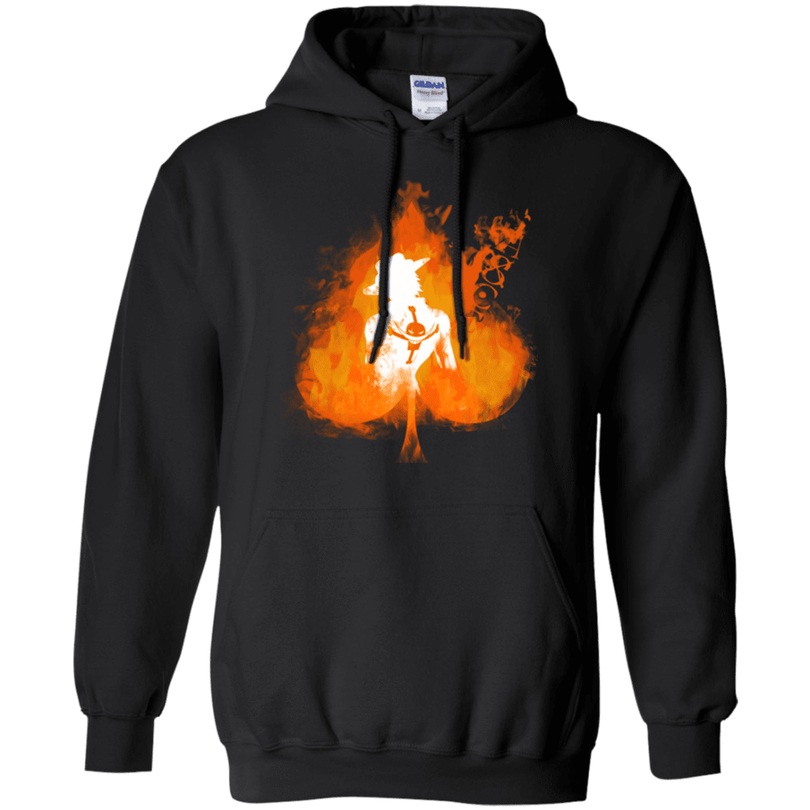 Sweatshirts Black / Small Ace one piece Pullover Hoodie