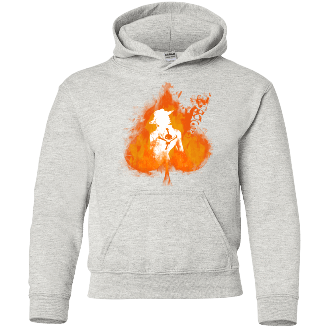 Sweatshirts Ash / YS Ace one piece Youth Hoodie