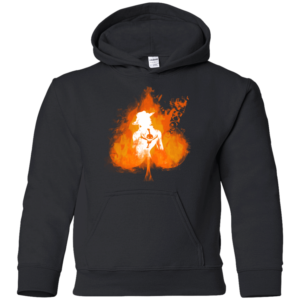 Sweatshirts Black / YS Ace one piece Youth Hoodie