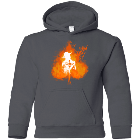 Sweatshirts Charcoal / YS Ace one piece Youth Hoodie