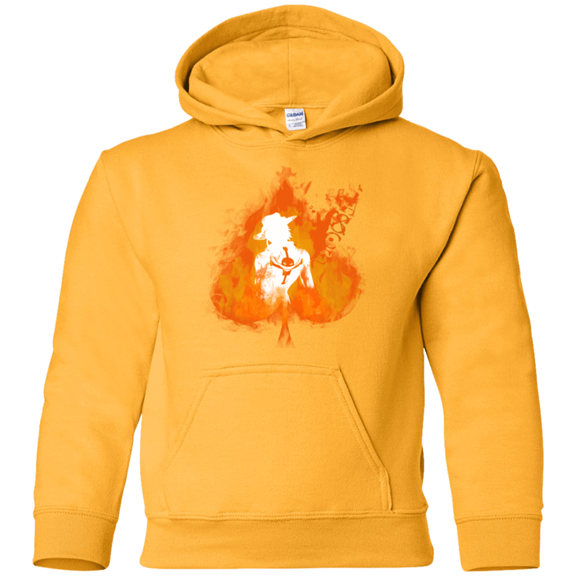 Sweatshirts Gold / YS Ace one piece Youth Hoodie