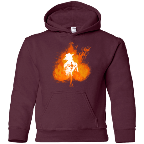 Sweatshirts Maroon / YS Ace one piece Youth Hoodie