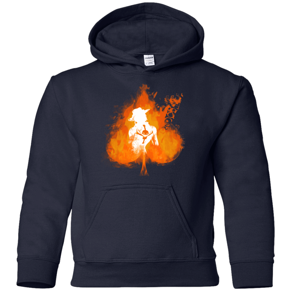 Sweatshirts Navy / YS Ace one piece Youth Hoodie