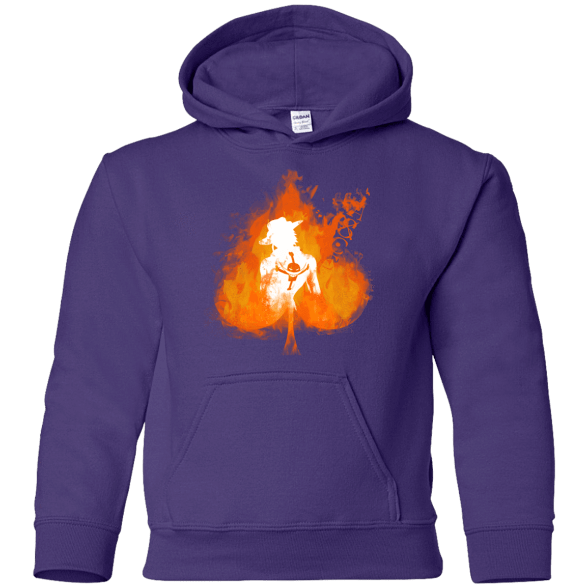 Sweatshirts Purple / YS Ace one piece Youth Hoodie