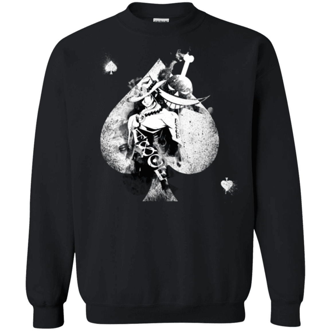 Sweatshirts Black / Small Ace W Crewneck Sweatshirt