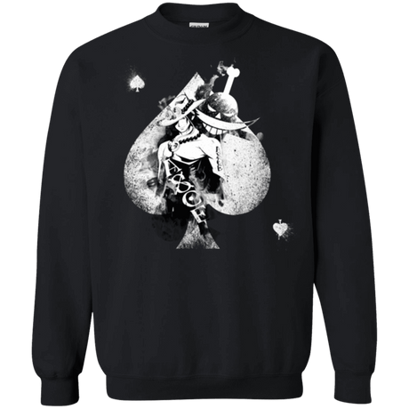 Sweatshirts Black / Small Ace W Crewneck Sweatshirt