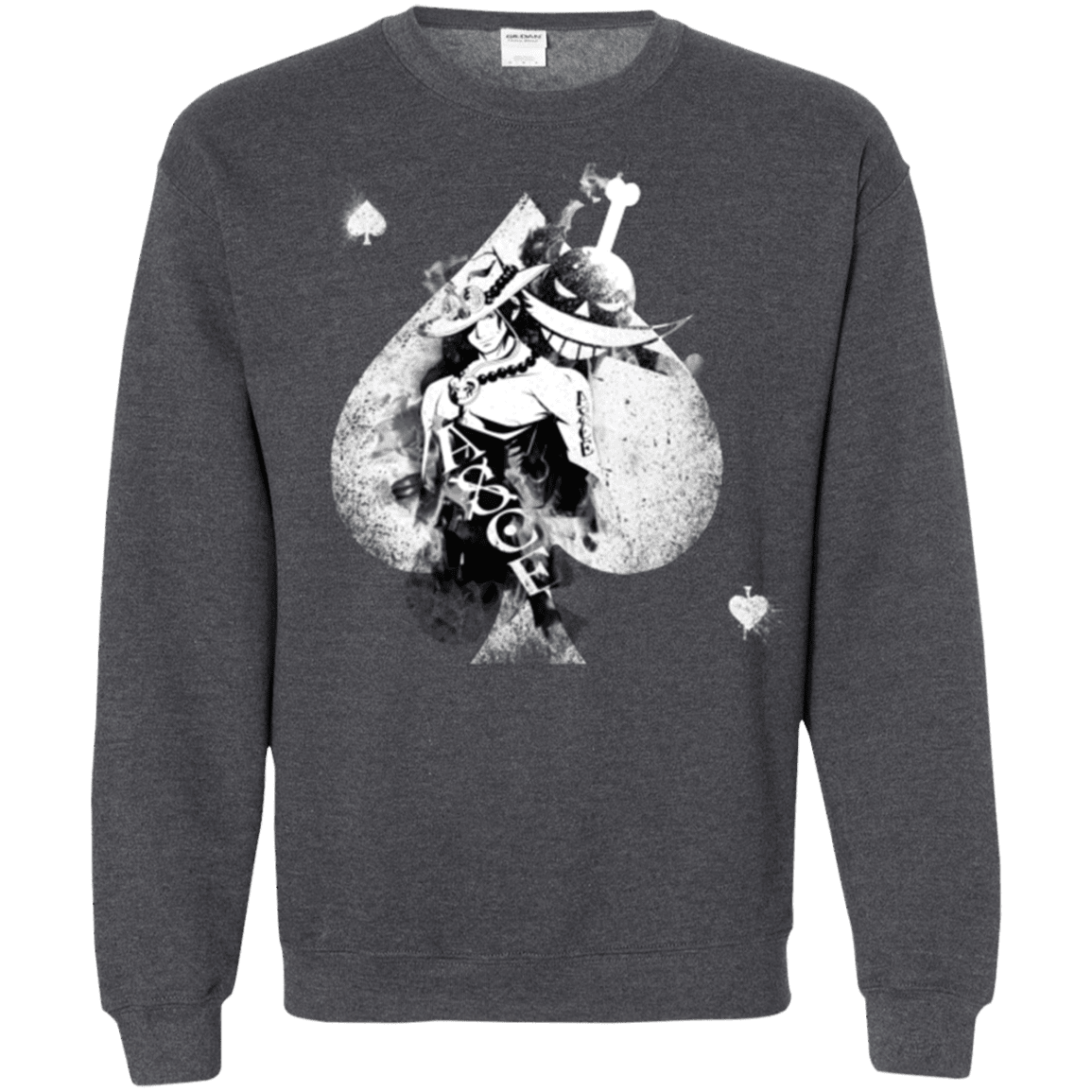 Sweatshirts Dark Heather / Small Ace W Crewneck Sweatshirt