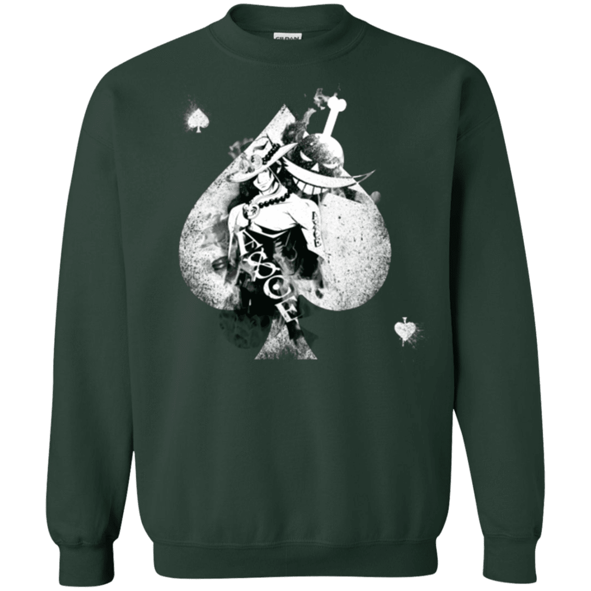 Sweatshirts Forest Green / Small Ace W Crewneck Sweatshirt