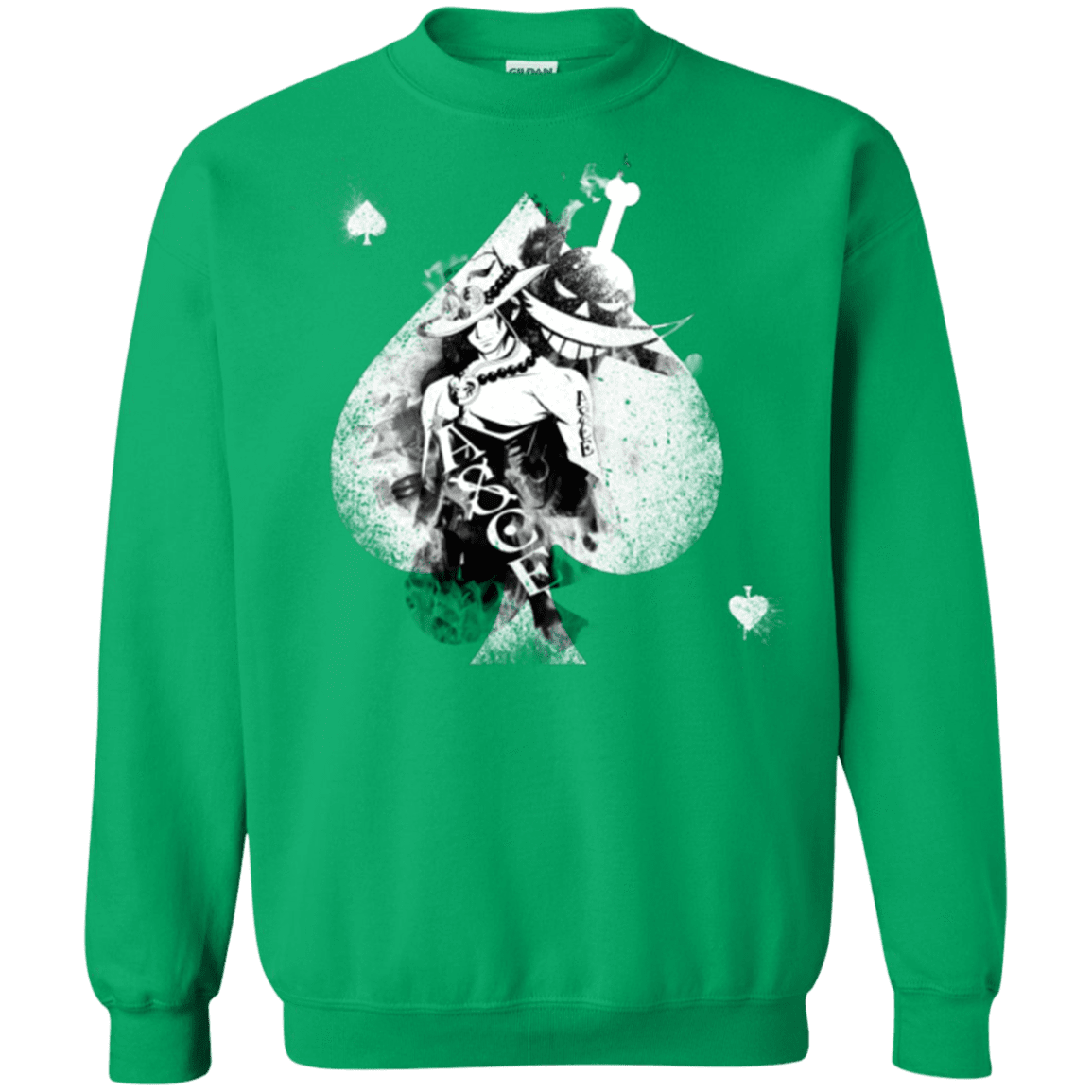 Sweatshirts Irish Green / Small Ace W Crewneck Sweatshirt