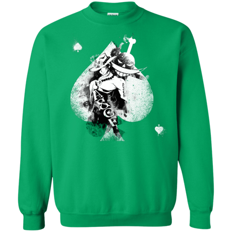 Sweatshirts Irish Green / Small Ace W Crewneck Sweatshirt