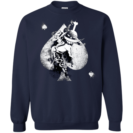 Sweatshirts Navy / Small Ace W Crewneck Sweatshirt