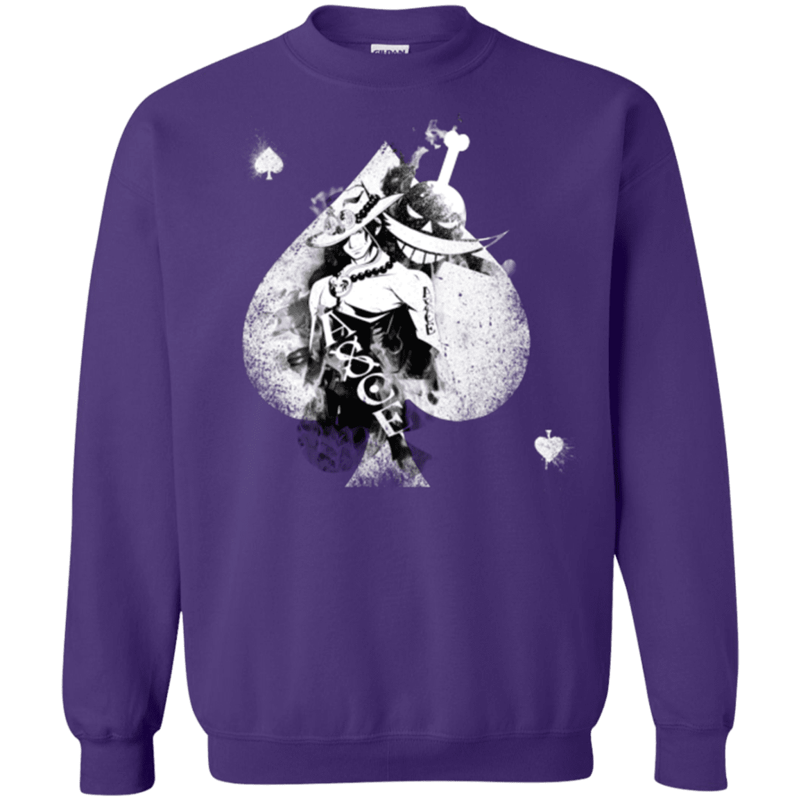 Sweatshirts Purple / Small Ace W Crewneck Sweatshirt