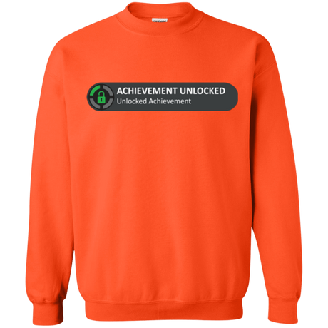 Sweatshirts Orange / Small Achievement Crewneck Sweatshirt