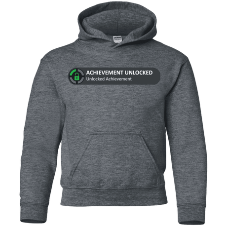 Sweatshirts Dark Heather / YS Achievement Youth Hoodie