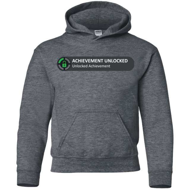 Sweatshirts Dark Heather / YS Achievement Youth Hoodie