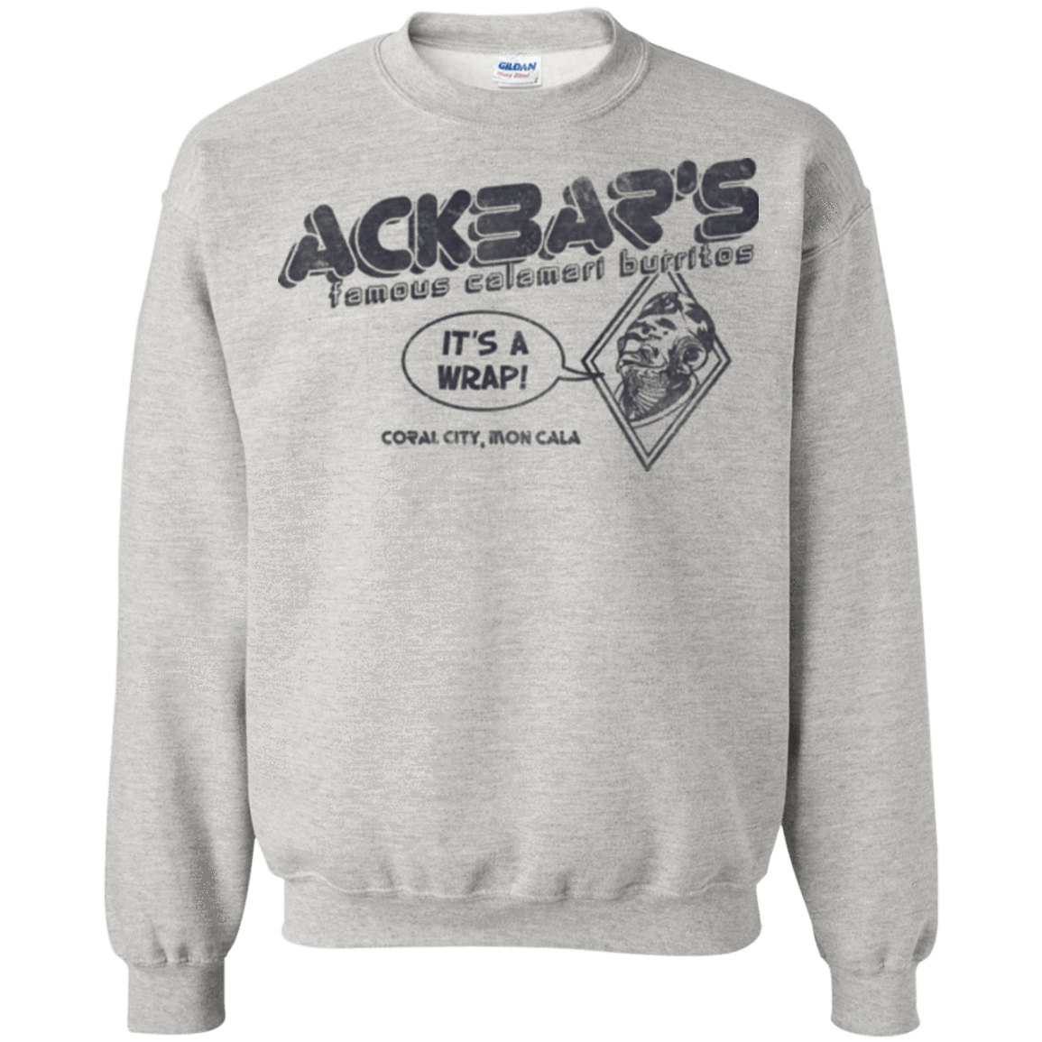 Sweatshirts Ash / Small Ackbar's Burritos Crewneck Sweatshirt