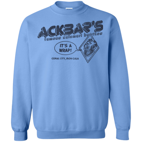 Sweatshirts Carolina Blue / Small Ackbar's Burritos Crewneck Sweatshirt