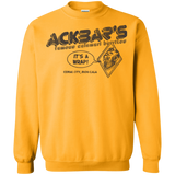 Sweatshirts Gold / Small Ackbar's Burritos Crewneck Sweatshirt