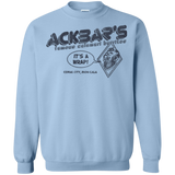 Sweatshirts Light Blue / Small Ackbar's Burritos Crewneck Sweatshirt