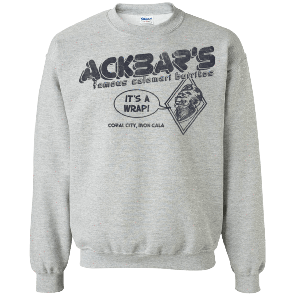 Sweatshirts Sport Grey / Small Ackbar's Burritos Crewneck Sweatshirt