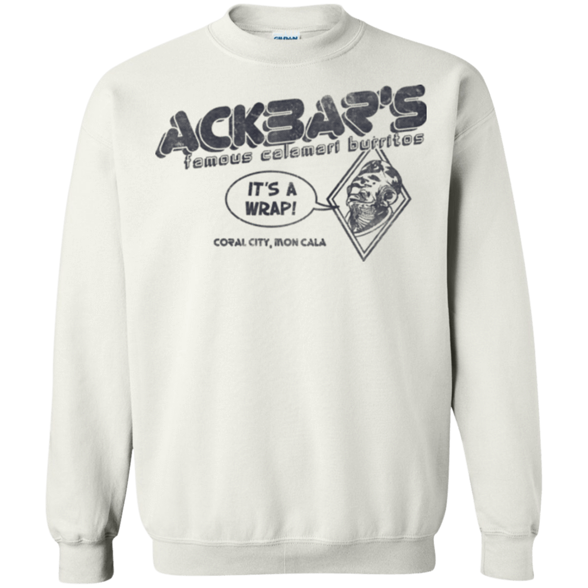 Sweatshirts White / Small Ackbar's Burritos Crewneck Sweatshirt