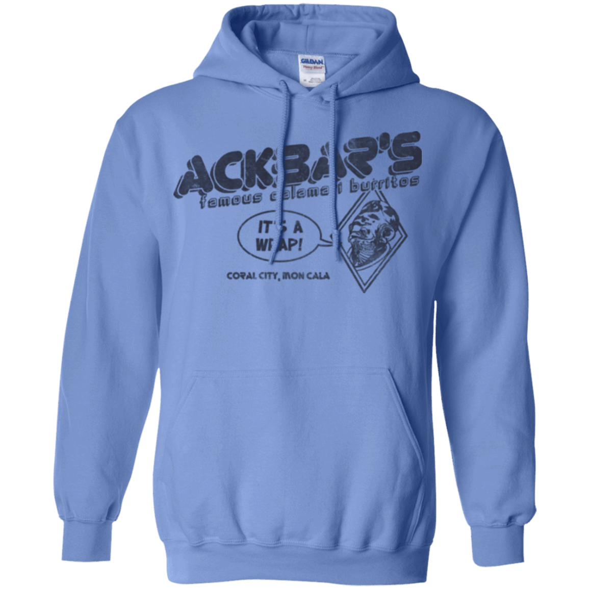 Sweatshirts Carolina Blue / Small Ackbar's Burritos Pullover Hoodie