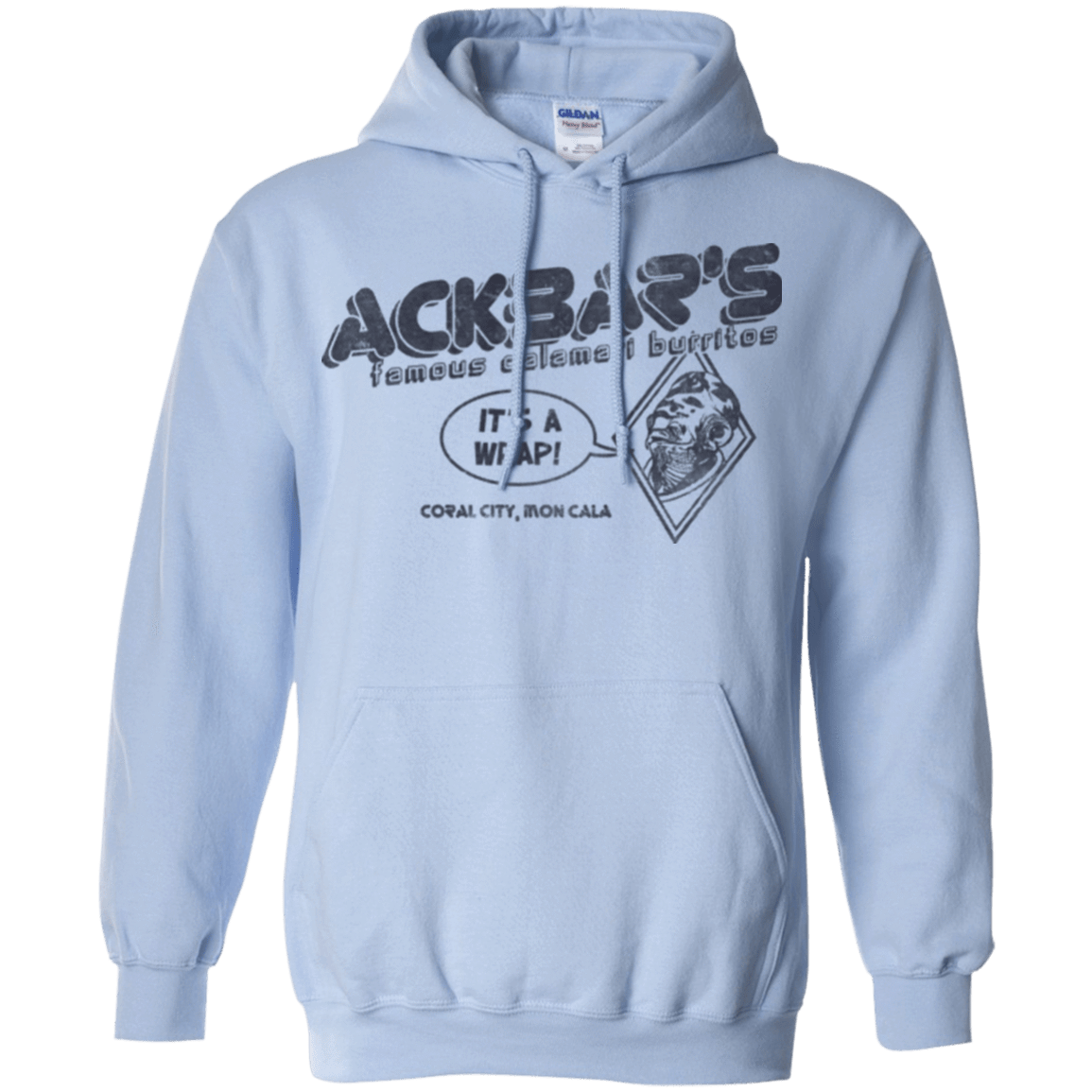 Sweatshirts Light Blue / Small Ackbar's Burritos Pullover Hoodie