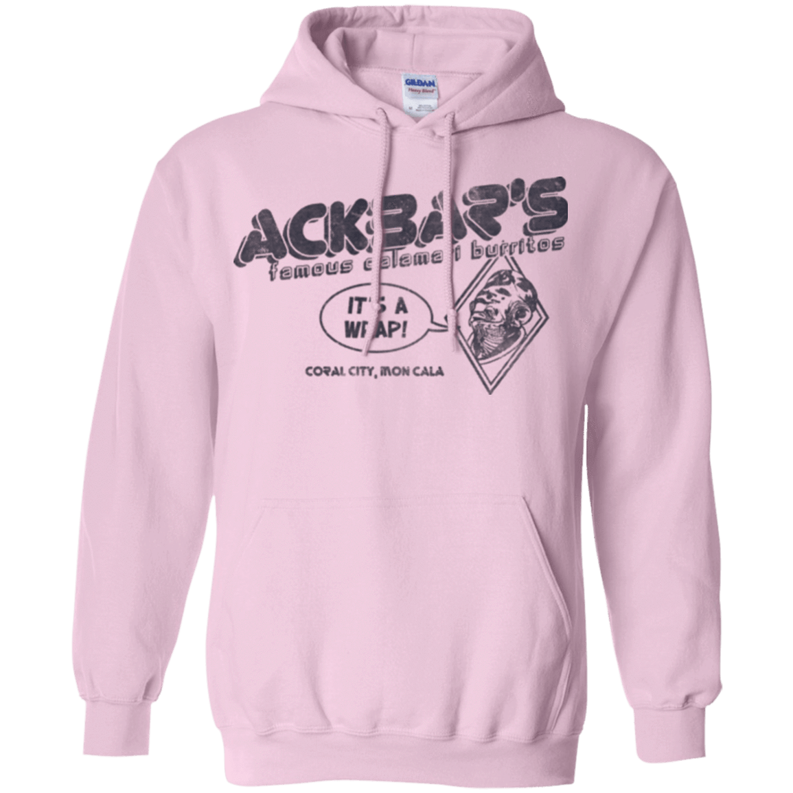 Sweatshirts Light Pink / Small Ackbar's Burritos Pullover Hoodie