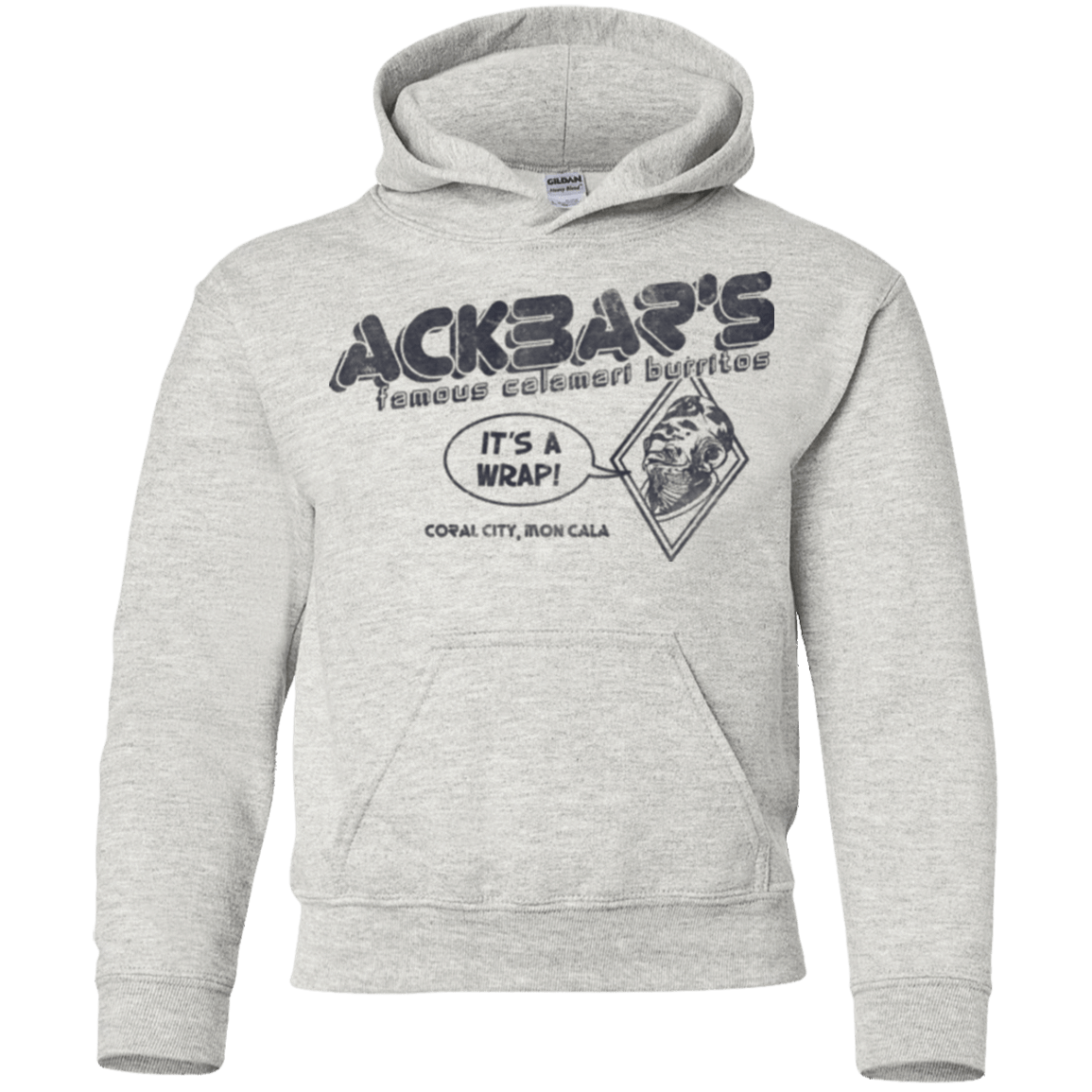 Sweatshirts Ash / YS Ackbar's Burritos Youth Hoodie