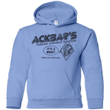 Sweatshirts Carolina Blue / YS Ackbar's Burritos Youth Hoodie