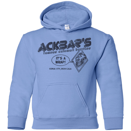 Sweatshirts Carolina Blue / YS Ackbar's Burritos Youth Hoodie