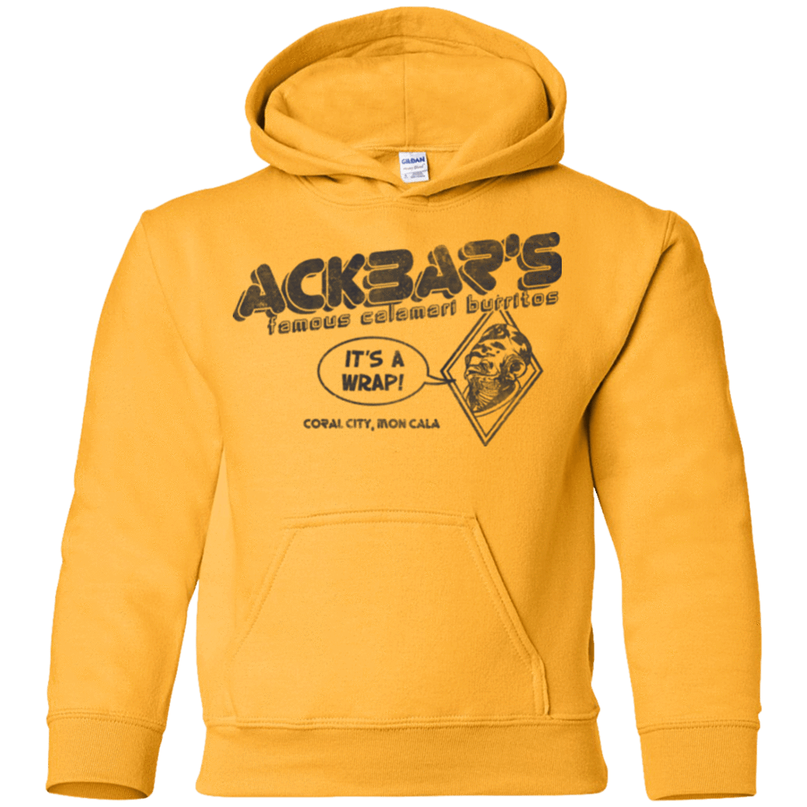 Sweatshirts Gold / YS Ackbar's Burritos Youth Hoodie