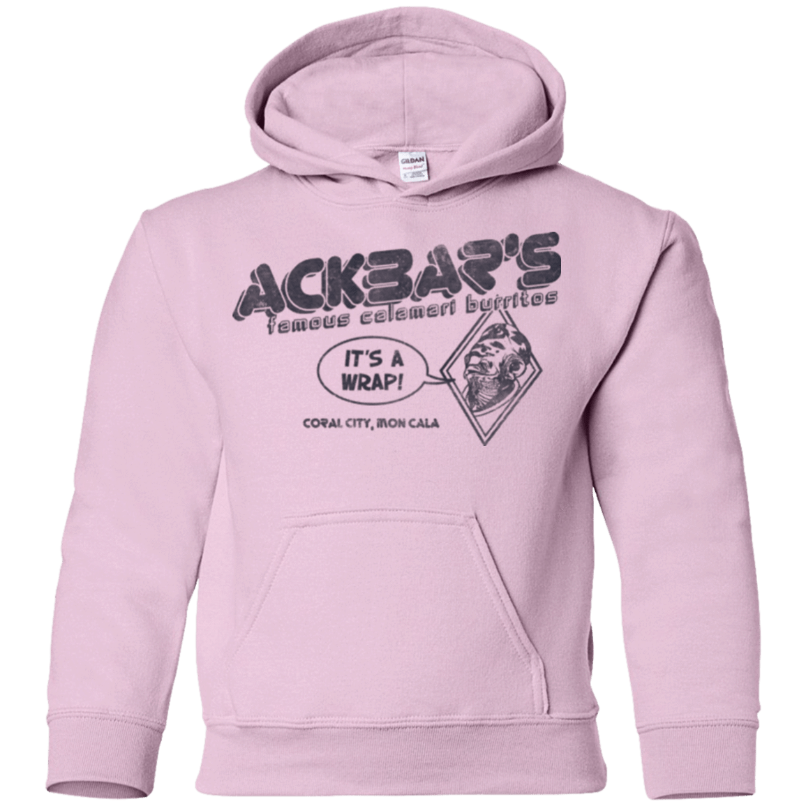 Sweatshirts Light Pink / YS Ackbar's Burritos Youth Hoodie