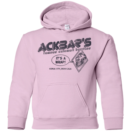 Sweatshirts Light Pink / YS Ackbar's Burritos Youth Hoodie