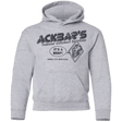 Sweatshirts Sport Grey / YS Ackbar's Burritos Youth Hoodie