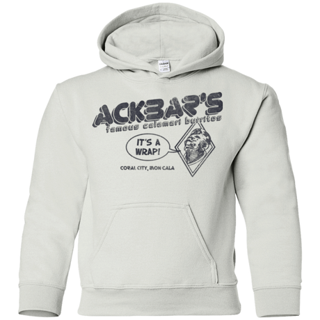 Sweatshirts White / YS Ackbar's Burritos Youth Hoodie