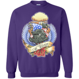 Sweatshirts Purple / Small Ad Victoriam Crewneck Sweatshirt