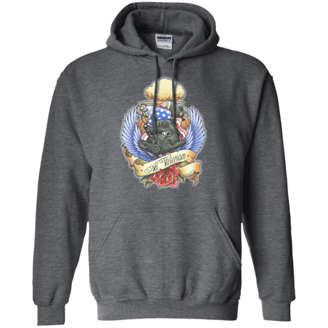 Sweatshirts Dark Heather / Small Ad Victoriam Pullover Hoodie