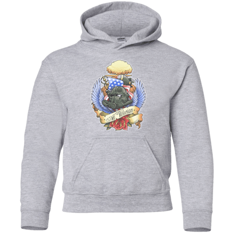 Sweatshirts Sport Grey / YS Ad Victoriam Youth Hoodie