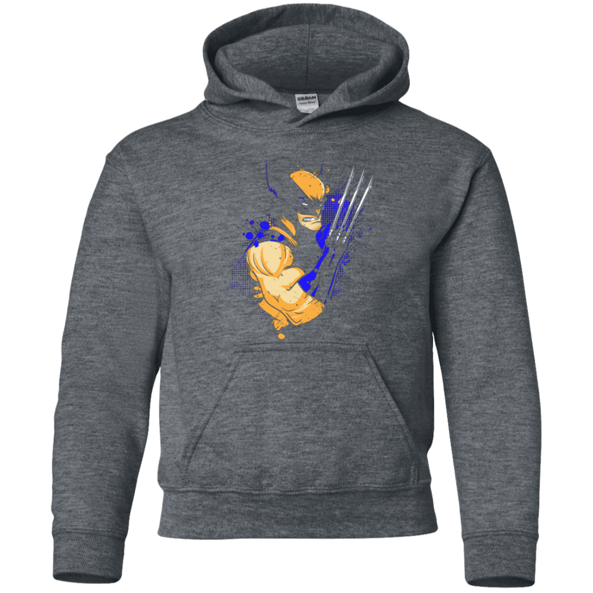 Sweatshirts Dark Heather / YS Adamantium Youth Hoodie