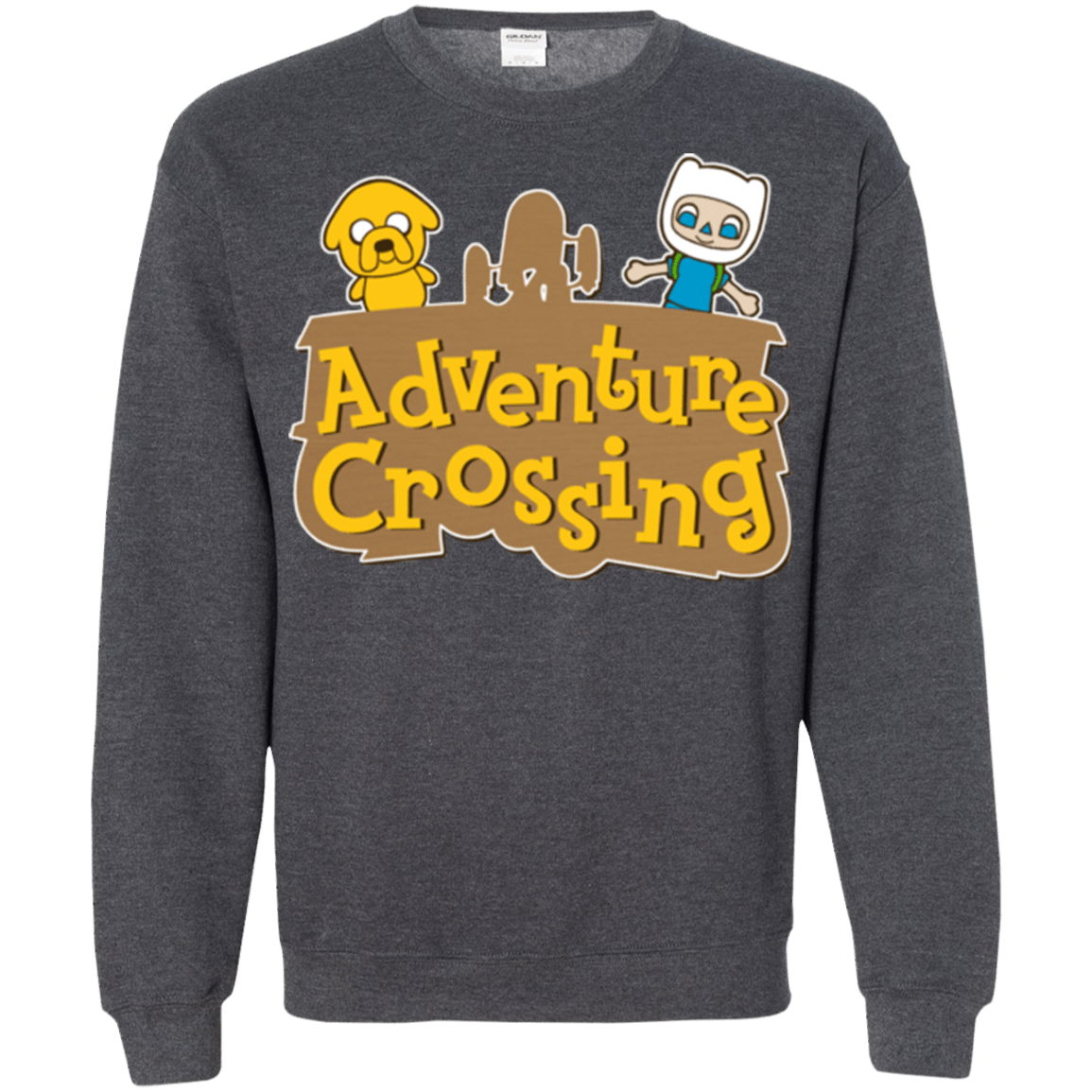 Sweatshirts Dark Heather / Small Adventure Crossing Crewneck Sweatshirt